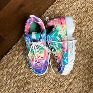Fila Disruptor Tie Dye sz 5Y (6W)
